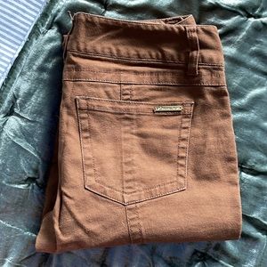 Brown MK ankle pants